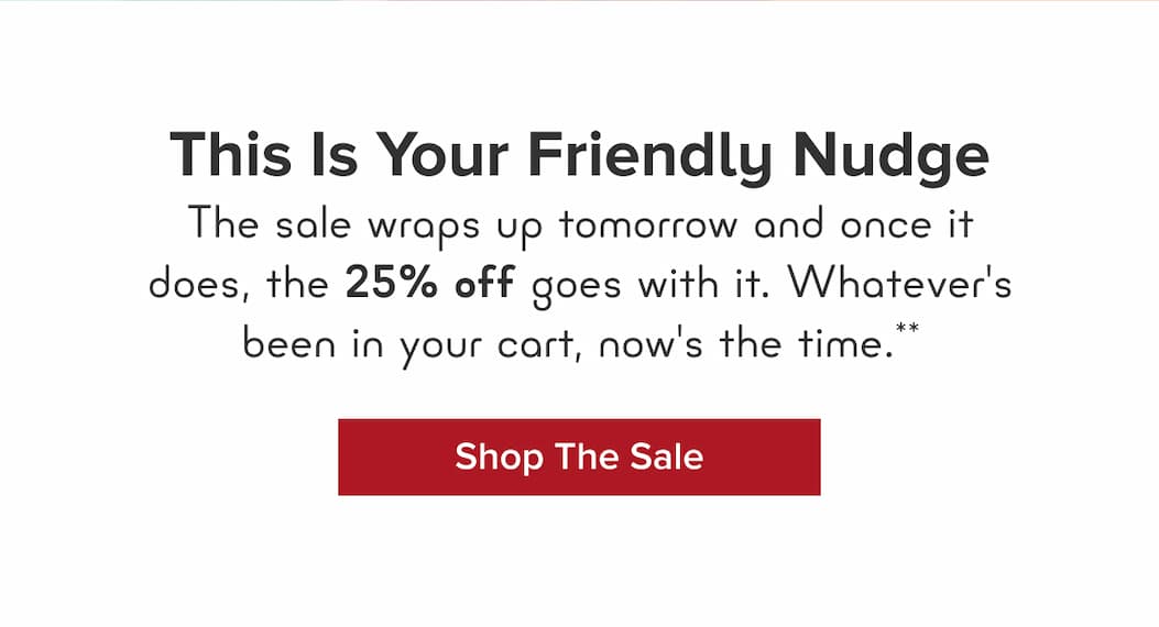 This Is Your Friendly Nudge