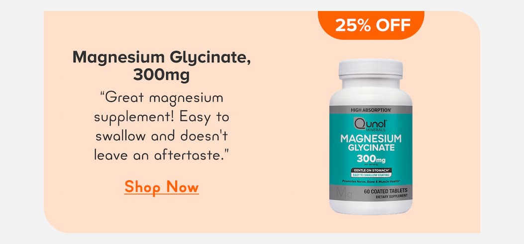 Magnesium Glycinate, 300mg