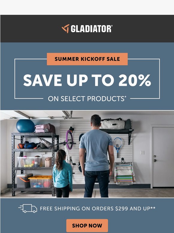 LAST CHANCE to conquer early summer storage ✅💪