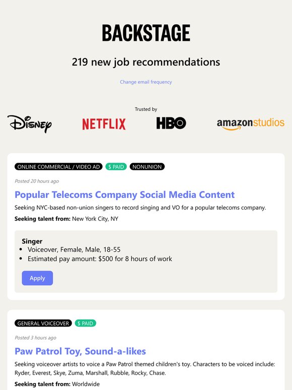 219 New Roles Available for Job Recommendations - May 27