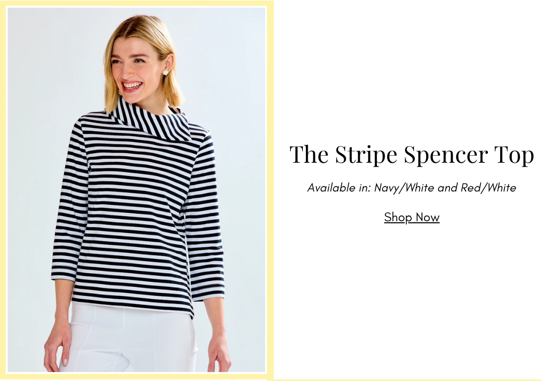 the stripe spencer top