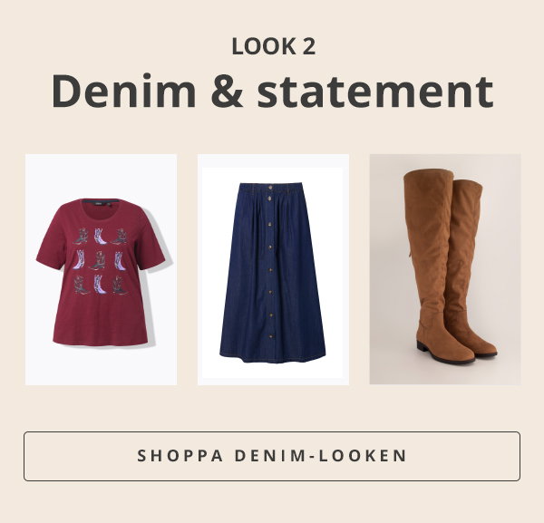 Shoppa denim-looken