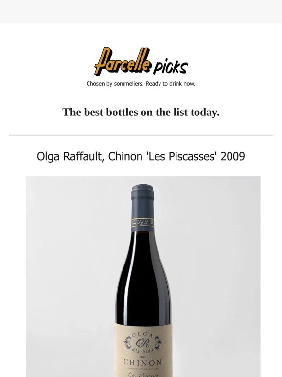 2009 Cab Franc From Olga Raffault, 15% Off