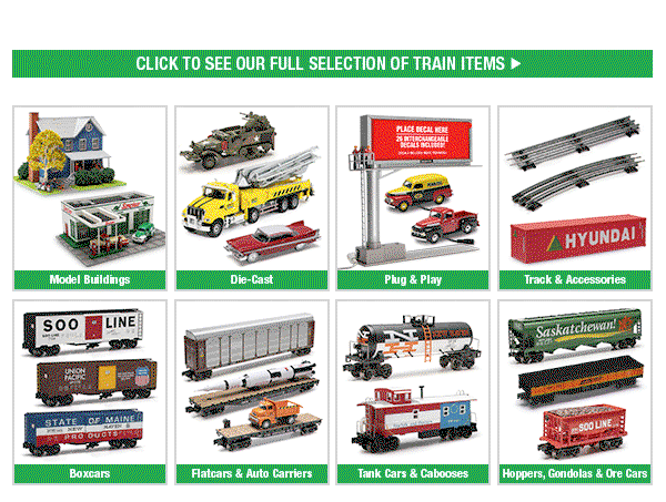 Click To See Our Full Selection of Train Items!