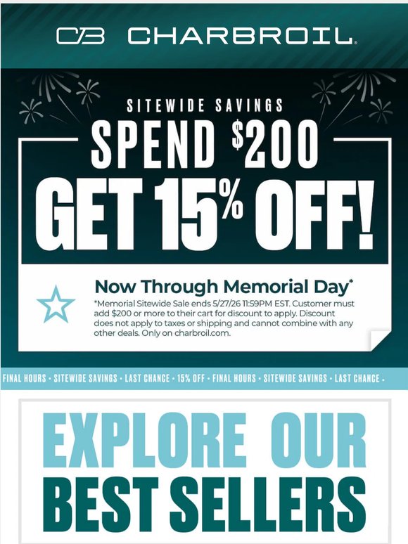 Final Hours To Save Sitewide ⏰