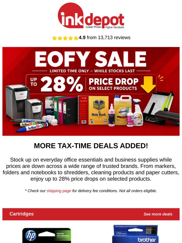 New EOFY Deals - Huge Price Drops on Office Essentials 📚💥