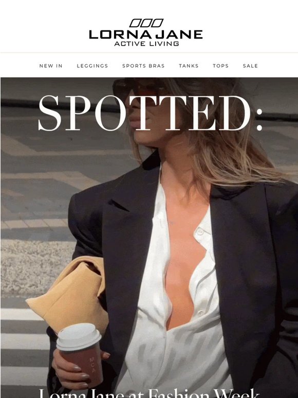 SPOTTED at Fashion Week.