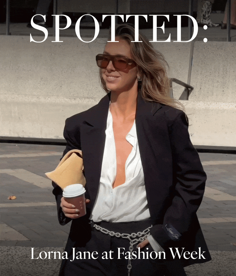 SPOTTED Lorna Jane at Fashion Week