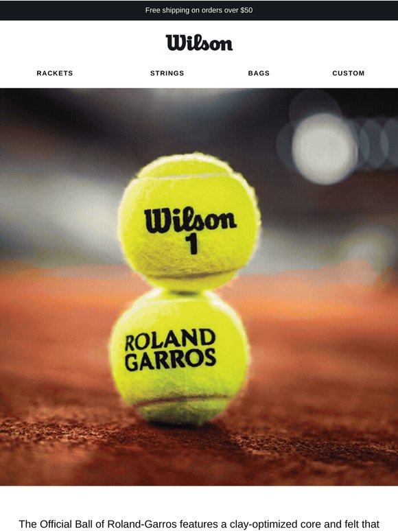The Official Ball of Roland-Garros