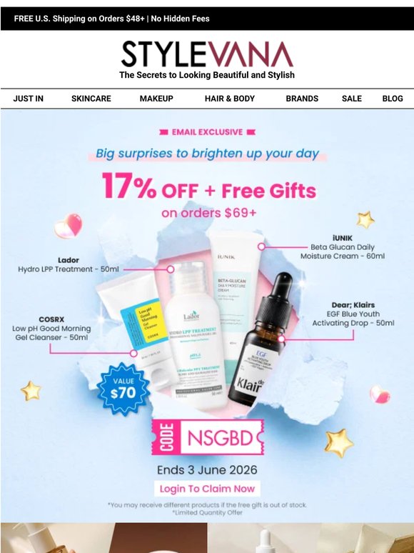 🎊 Don’t Miss Out: Exclusive Deals + 4 Gifts in One Go! 🎁