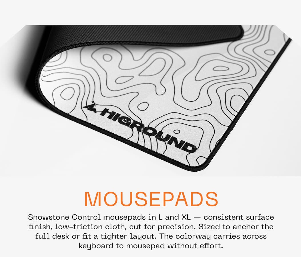 Higround Snowstone Mousepad
