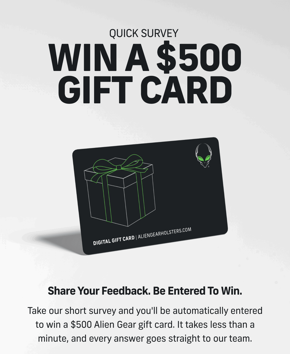 Win a $500 gift card