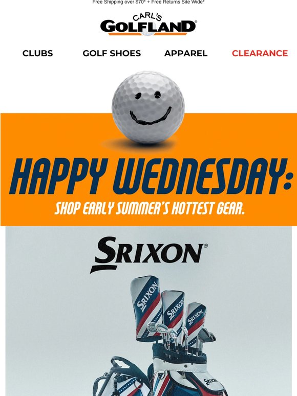 IT'S HERE 👀 Srixon's All-American Ltd. Edition Gear