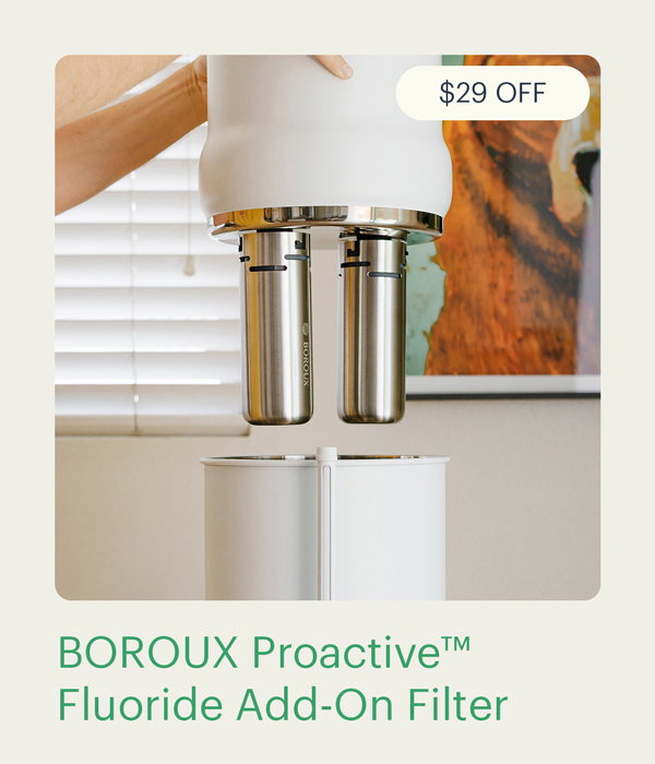 $29 OFF | BOROUX Proactive™ Fluoride Add-On Filter