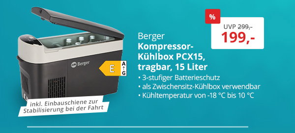 Berger Kompressor Kühlbox PCX15                          