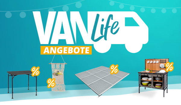 Bildbanner Vanlife mit Produkten