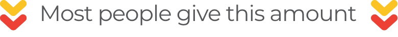 Most people give this amount