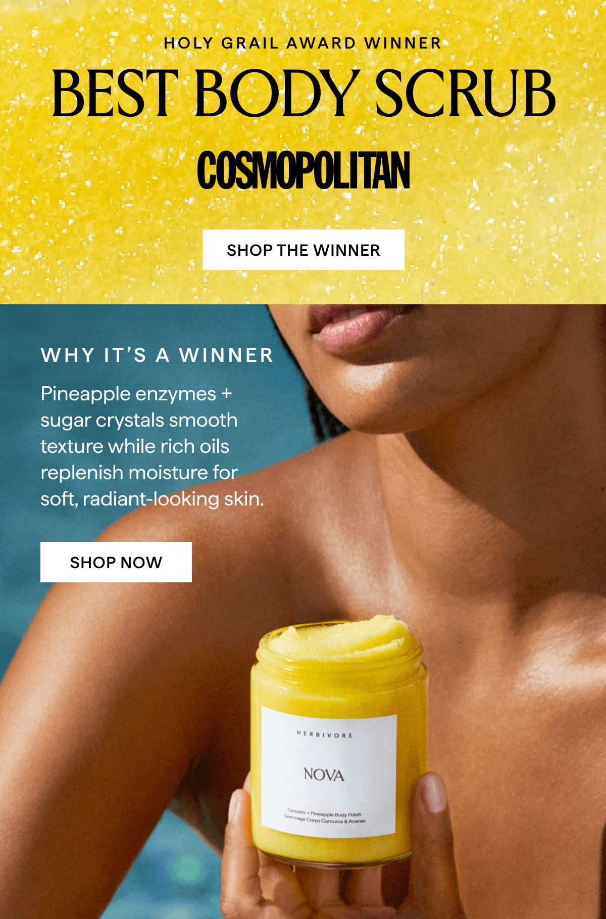 COSMOPOLITAN HOLY GRAIL AWARD WINNER: NOVA BODY POLISH