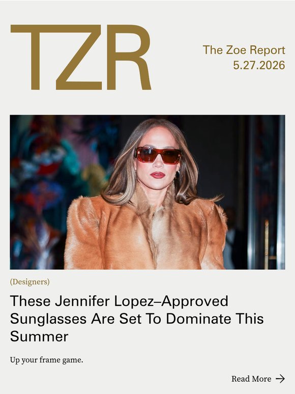These Jennifer Lopez–Approved Sunglasses Are Set To Dominate This Summer
