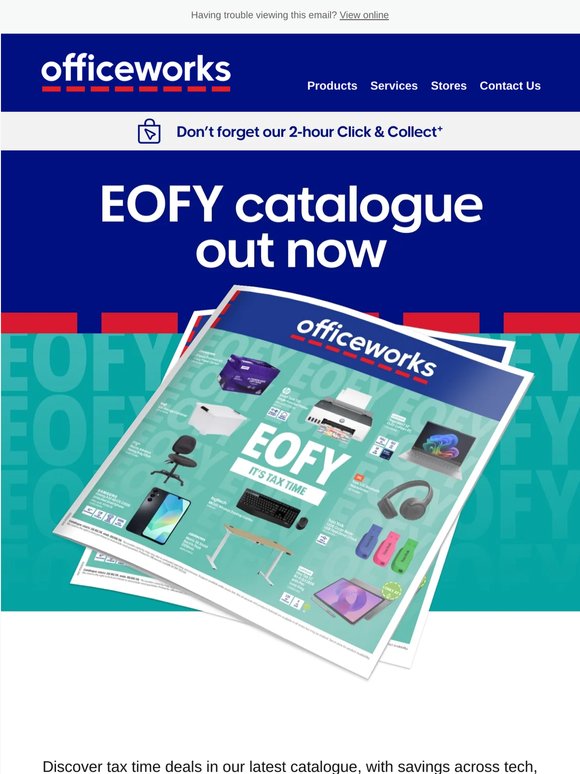 Get set for EOFY | Catalogue out now 📩