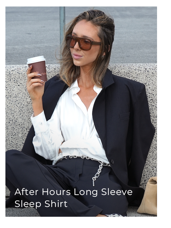 After Hours Long Sleeve Sleep Shirt