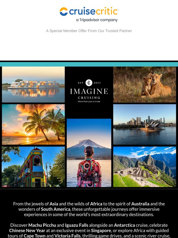 Explore Six Great-Value Escapes, from River Cruising to Cruise & Stay