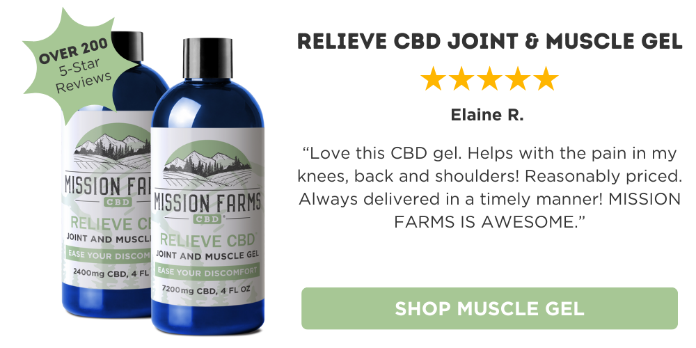Relieve CBD Joint & Muscle Gel | SHOP NOW