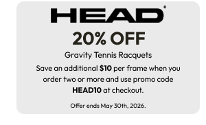 Head 20% Off 