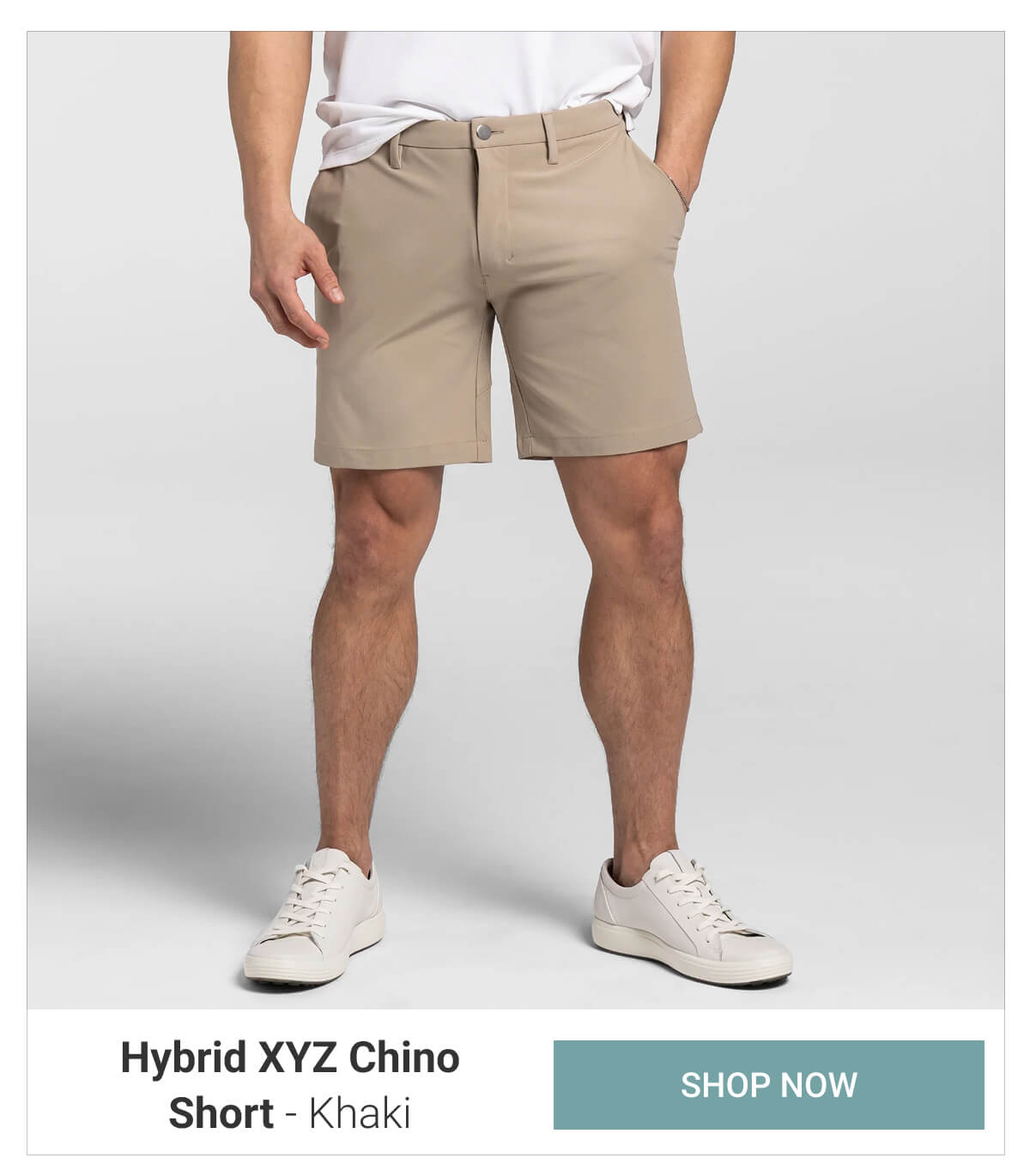 Khaki Hybrid XYZ Chino Short
