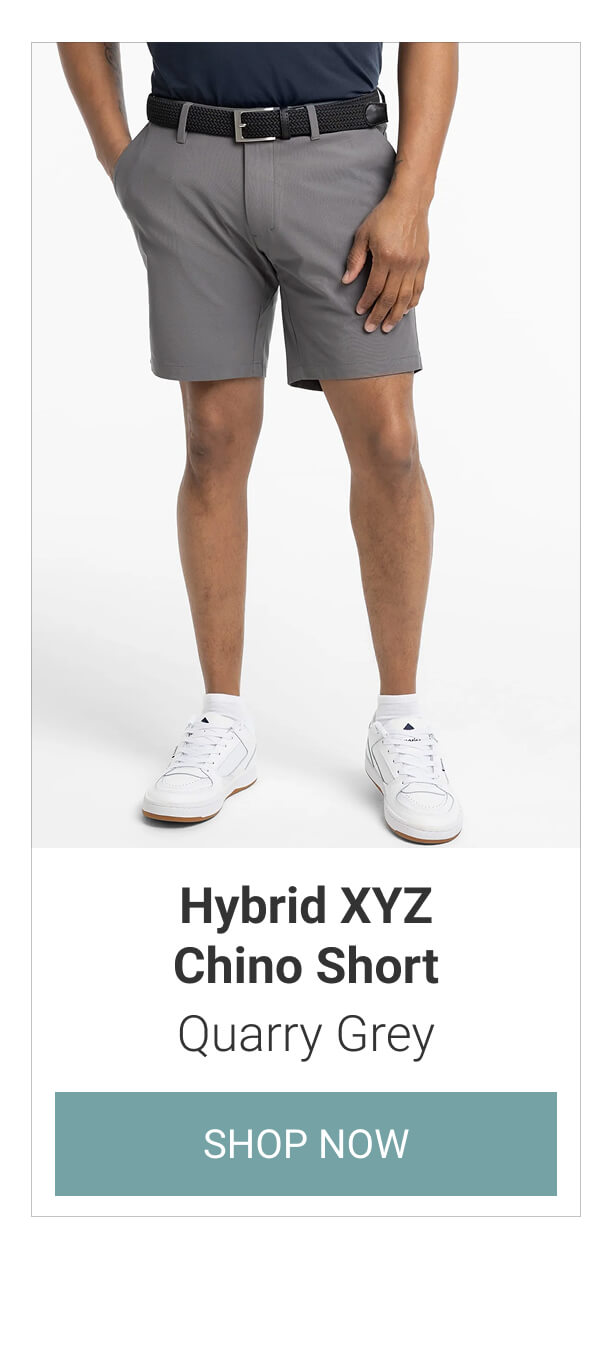 Quarry Grey Hybrid XYZ Chino Short