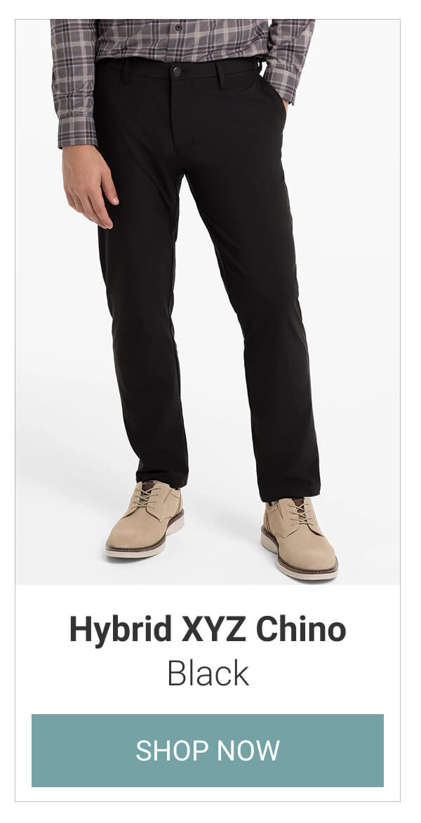 Black Hybrid XYZ Chino