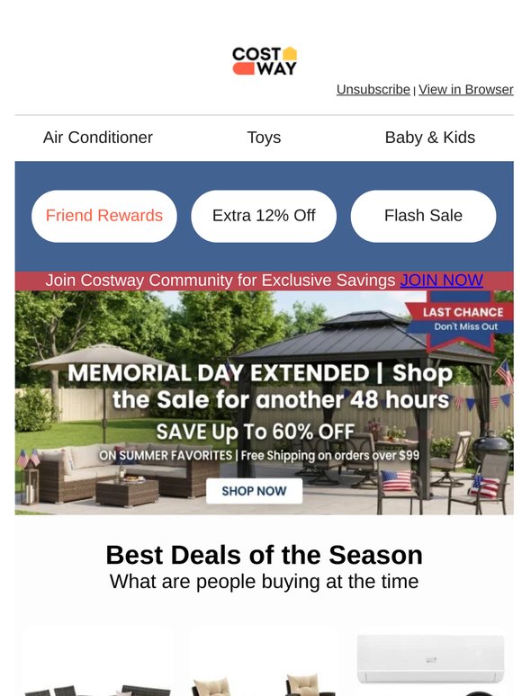 ☀️ 🇺🇸 EXTENDED: Memorial Day Deals Aren't Over Yet 🇺🇸 ☀️