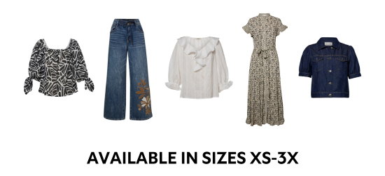 AVAILABLE IN SIZES XS-3X