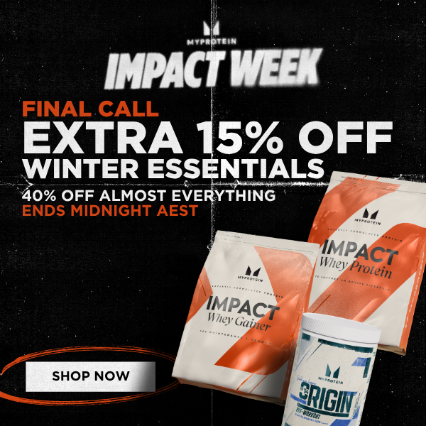 extra 15% off winter essentials 
