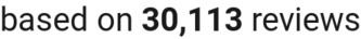 number of reviews