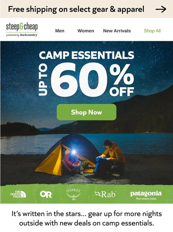 🌌 The brands you love, up to 60% off