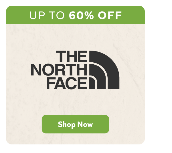 Up To 60% Off The North Face!