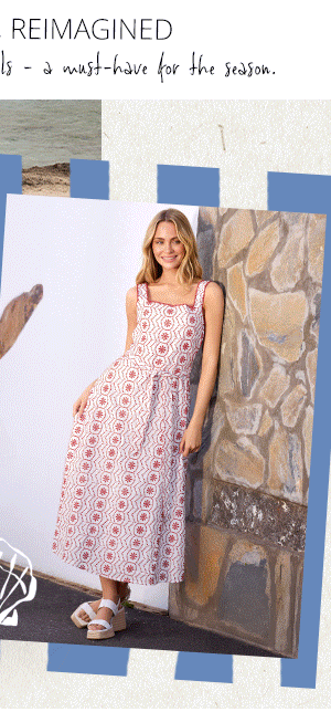 M&Co White & Red Embroidered Cotton Tie Waist Dress
