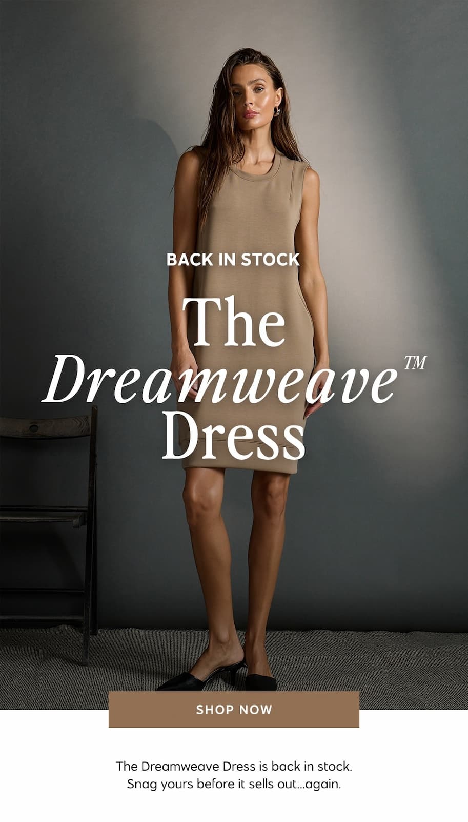Back in stock - The Dreamweave Dress