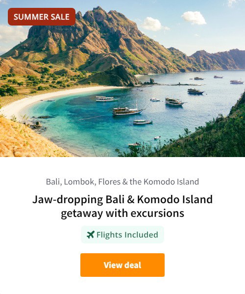 Jaw-dropping Bali &amp; Komodo Island getaway with excursions