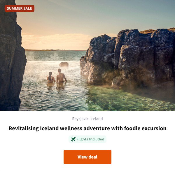 Revitalising Iceland wellness adventure with foodie excursion