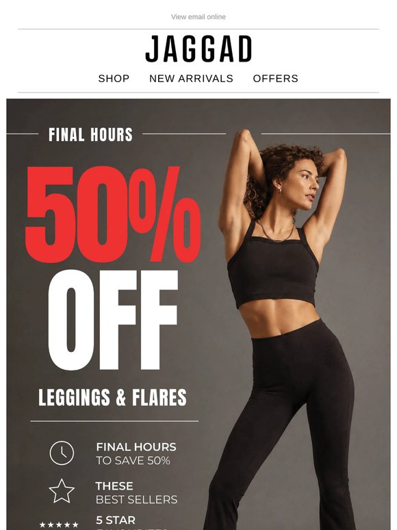 FINAL HOURS - 50% OFF BEST SELLERS