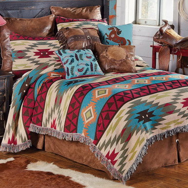 Image of Southwest Expressions Tapestry Coverlet - King