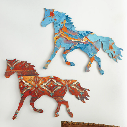 Echo Canyon Horse Metal Wall Art