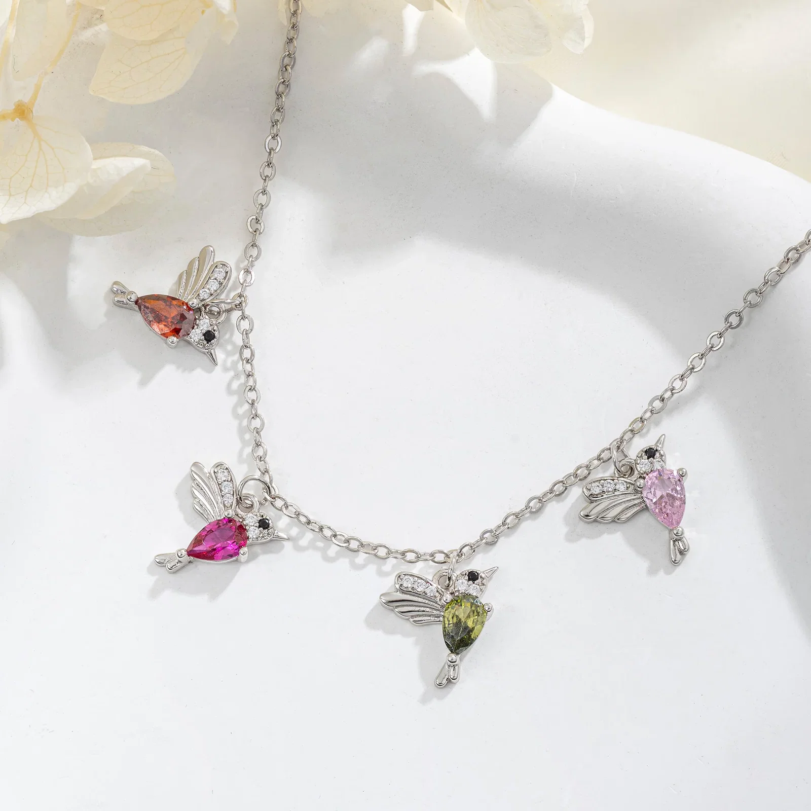Hummingbirds Necklace