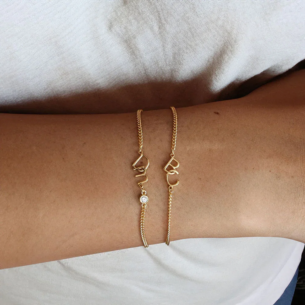 Two Initials Bracelet