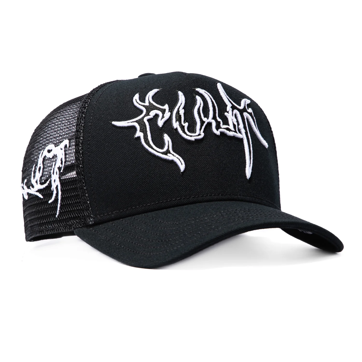 Image of Cult of Individuality Raven Snapback Trucker Hat - Black