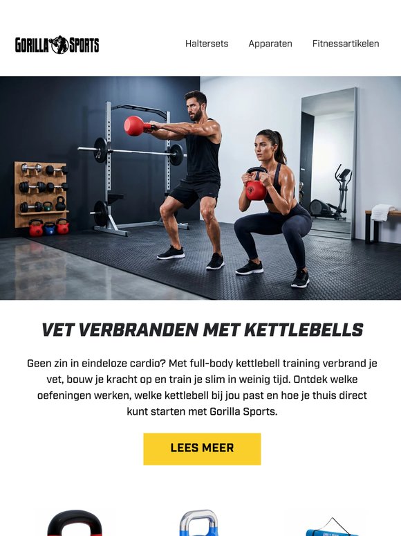 Vet verbranden én sterker worden met één kettlebell?