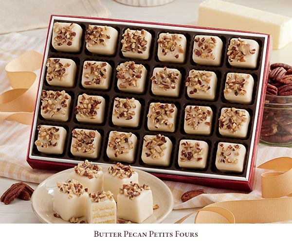 Butter Pecan Petits Fours
