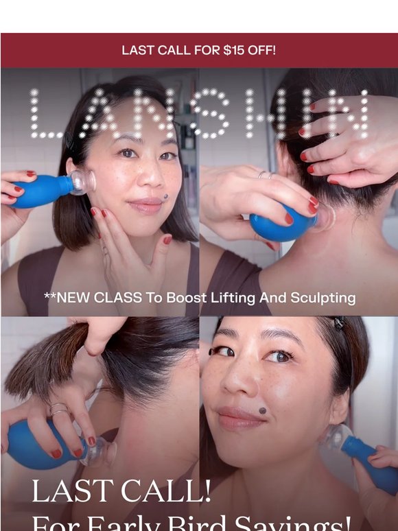 Don’t Miss Savings On Facial Cupping Class!